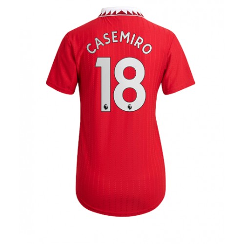 Manchester United Casemiro #18 Hjemmedrakt Kvinner 2022-23 Kortermet Manchester United Casemiro #18 Hjemmedrakt Kvinner 2022-23 Kortermet